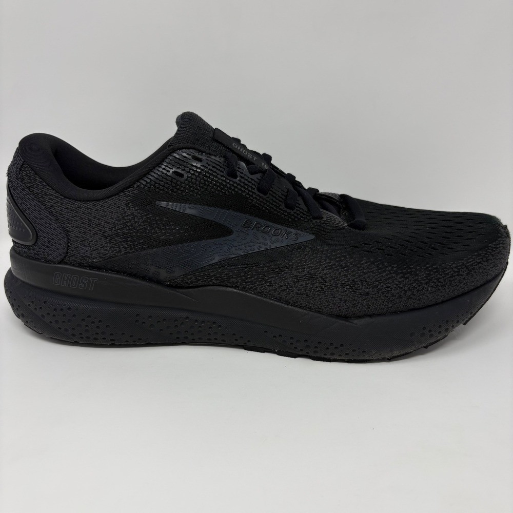 Brooks Ghost 16 Mens Size 11 Wide (2E) Black Running Shoes (1104182E020)